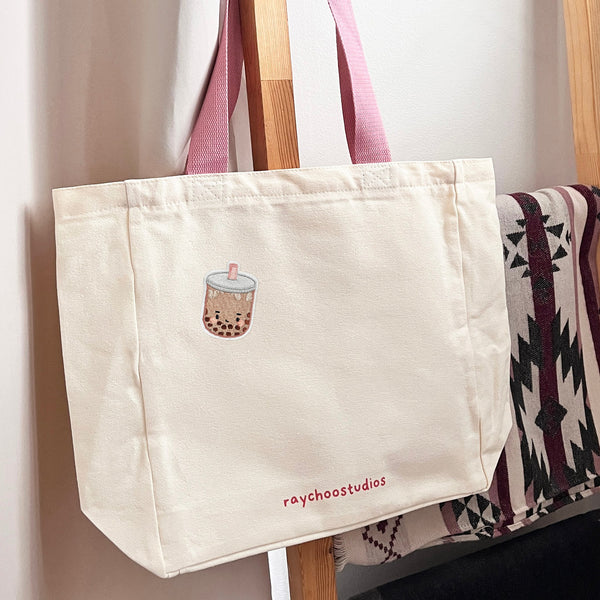 MILK TEA BOBA EMBROIDERY PATCH - 2