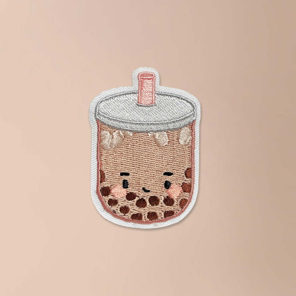 MILK TEA BOBA EMBROIDERY PATCH - 1