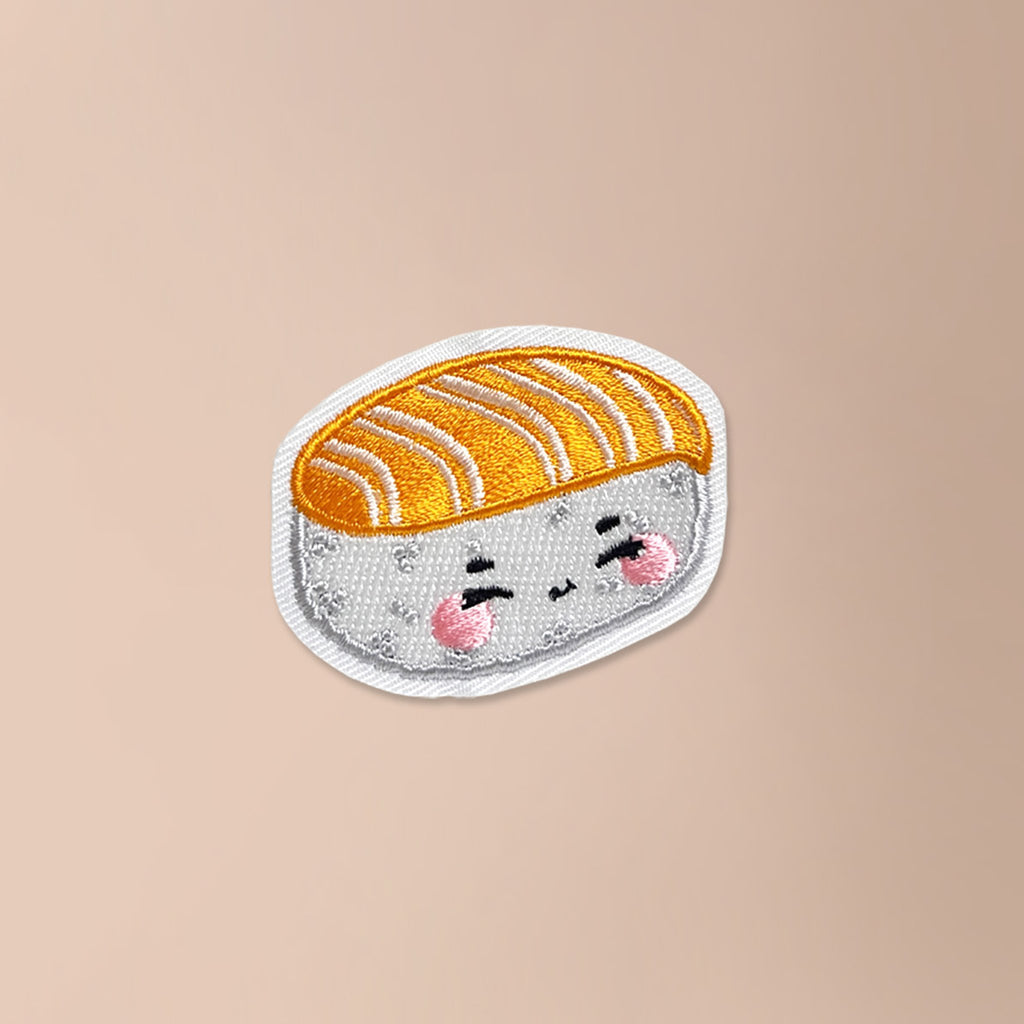 SALMON NIGIRI EMBROIDERY PATCH - 1