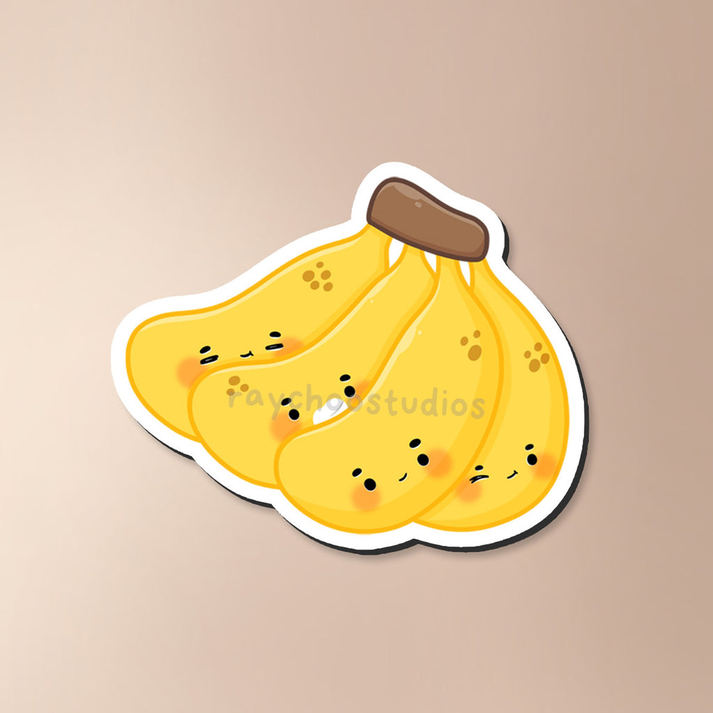 BANANA BUNCH FRIDGE MAGNET - 1