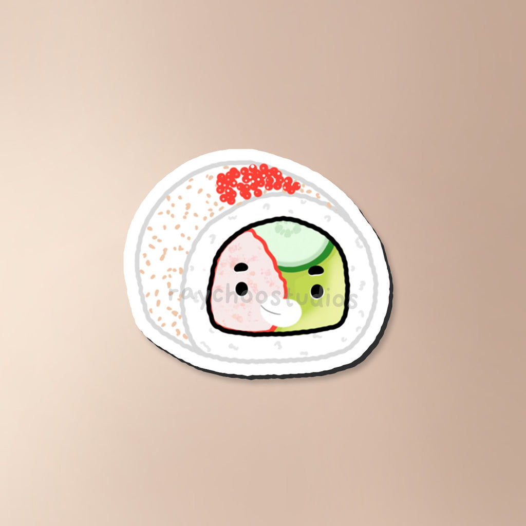 CALIFORNIA ROLL FRIDGE MAGNET - 1