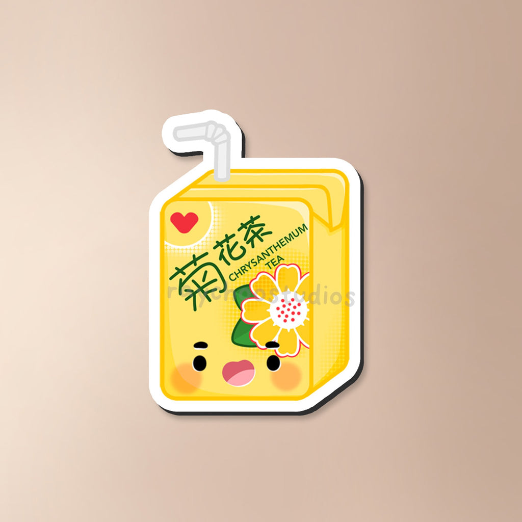 CHRYSANTHEMUM TEA DRINK FRIDGE MAGNET - 1