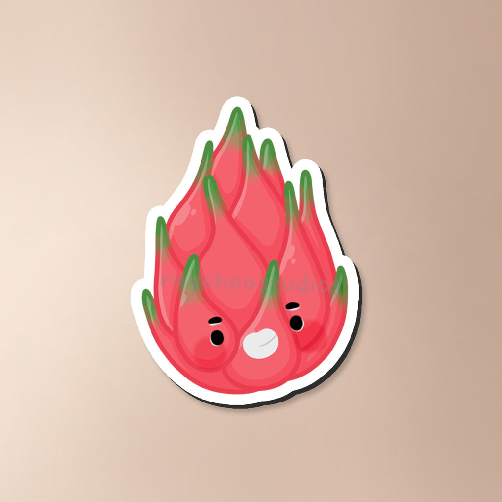 DRAGON FRUIT WHOLE FRIDGE MAGNET - 1