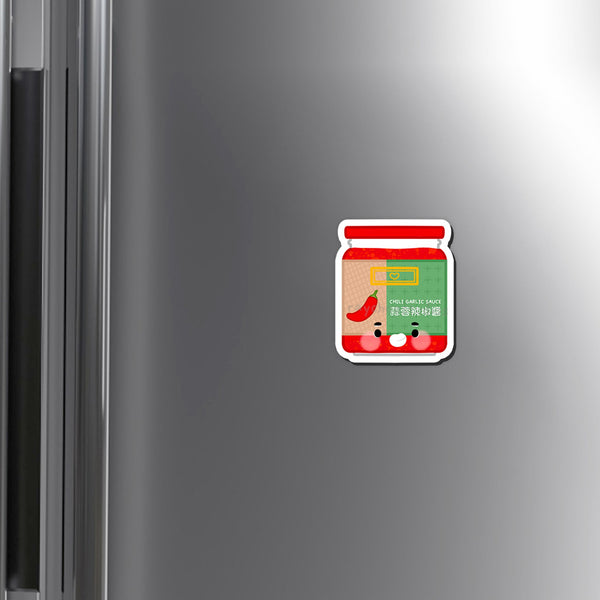 GARLIC CHILI SAUCE FRIDGE MAGNET - 2