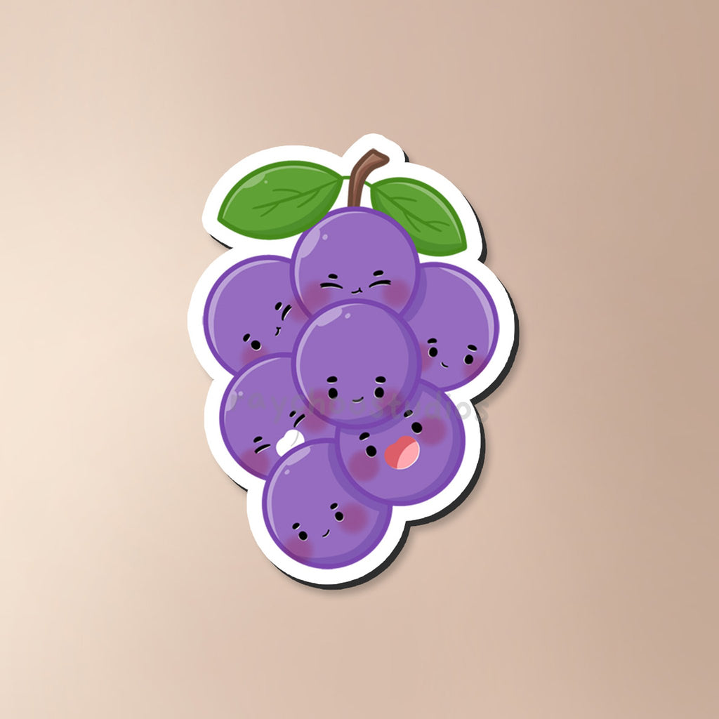 GRAPES FRIDGE MAGNET - 1