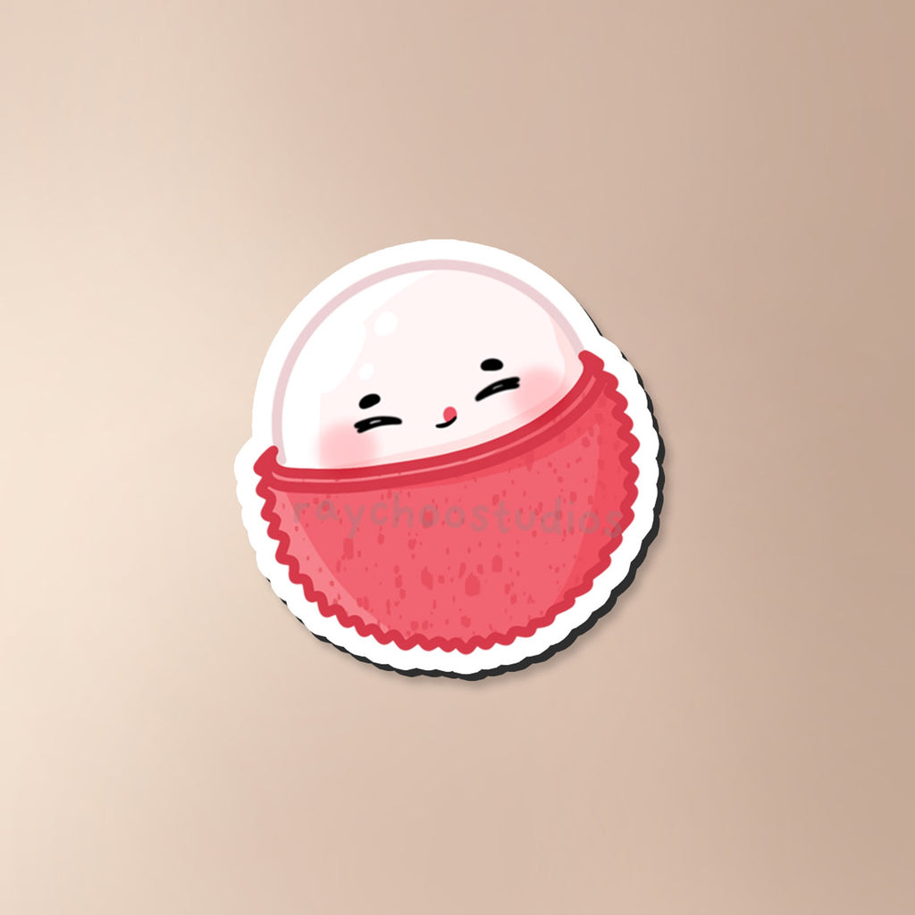 LYCHEE HALF FRIDGE MAGNET - 1