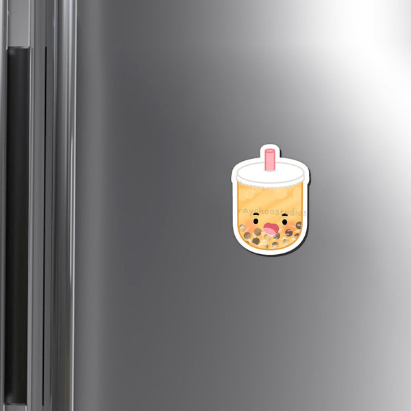 PASSION FRUIT TEA BOBA FRIDGE MAGNET - 2