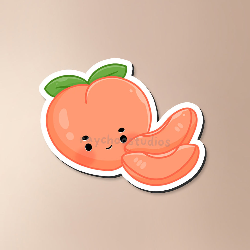 PEACH FRIDGE MAGNET - 1