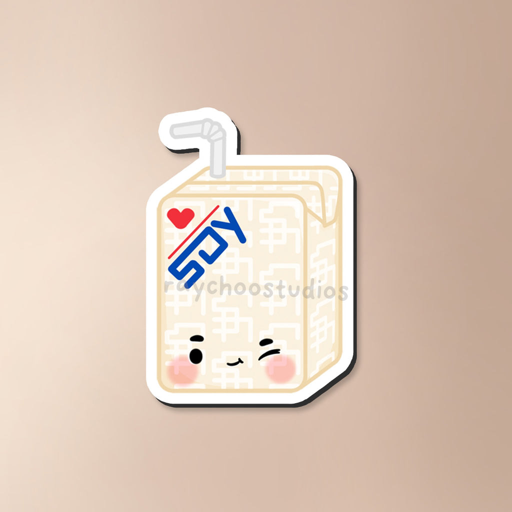 SOY MILK DRINK FRIDGE MAGNET - 1