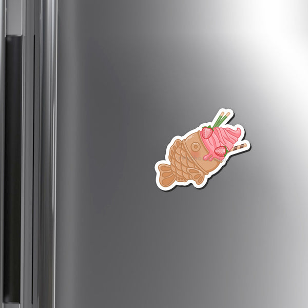 STRAWBERRY TAIYAKI FRIDGE MAGNET - 2