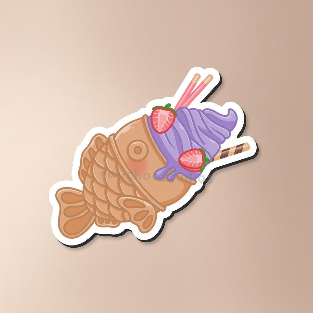 UBE TAIYAKI FRIDGE MAGNET - 1