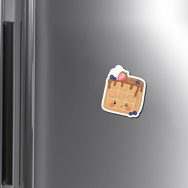 WAFFLE FRIDGE MAGNET - 2
