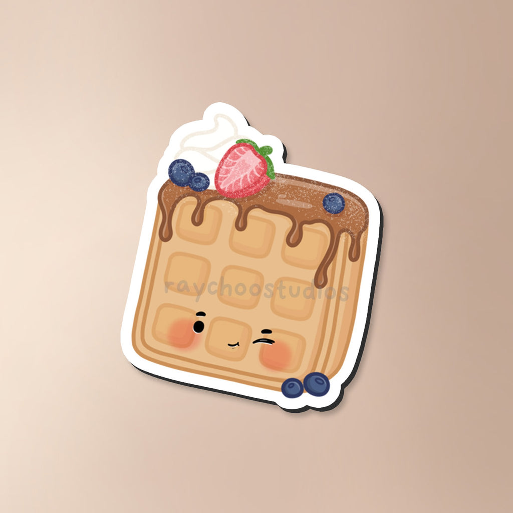 WAFFLE FRIDGE MAGNET - 1
