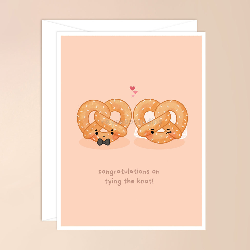 CONGRATULATIONS ON TYING THE KNOT WEDDING CARD - 1