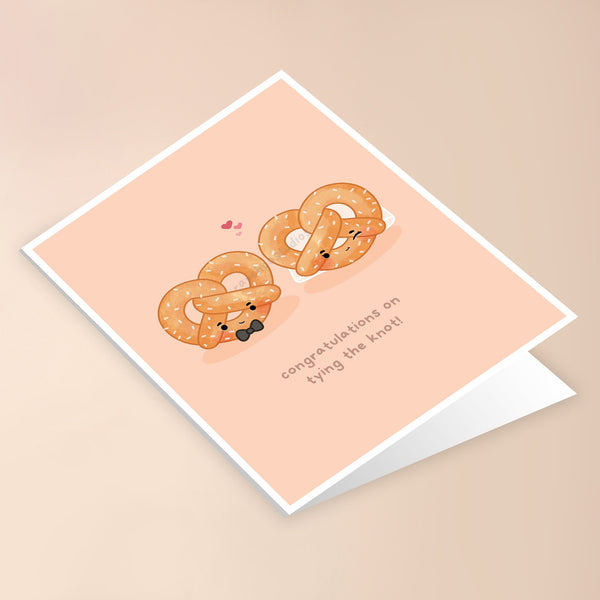 CONGRATULATIONS ON TYING THE KNOT WEDDING CARD - 2