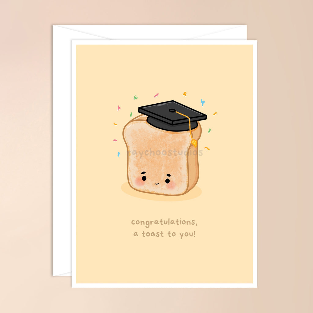 CONGRATULATIONS, A TOAST TO YOU GRADUATION CARD - 1