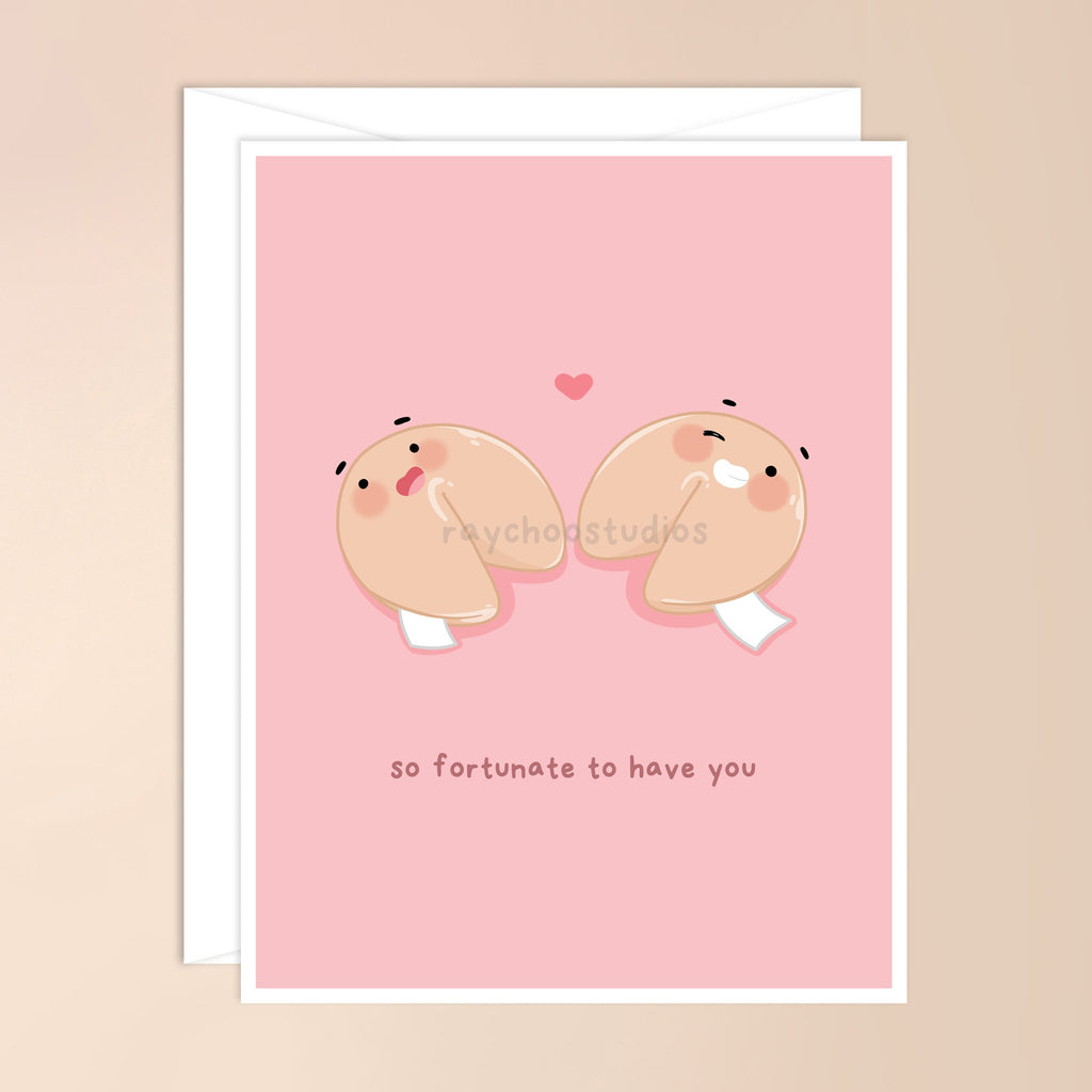 SO FORTUNATE TO HAVE YOU GREETING CARD - 1
