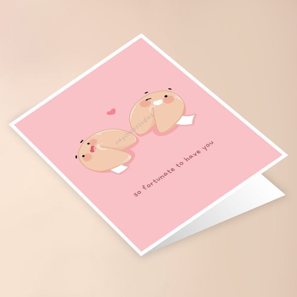 SO FORTUNATE TO HAVE YOU GREETING CARD - 2