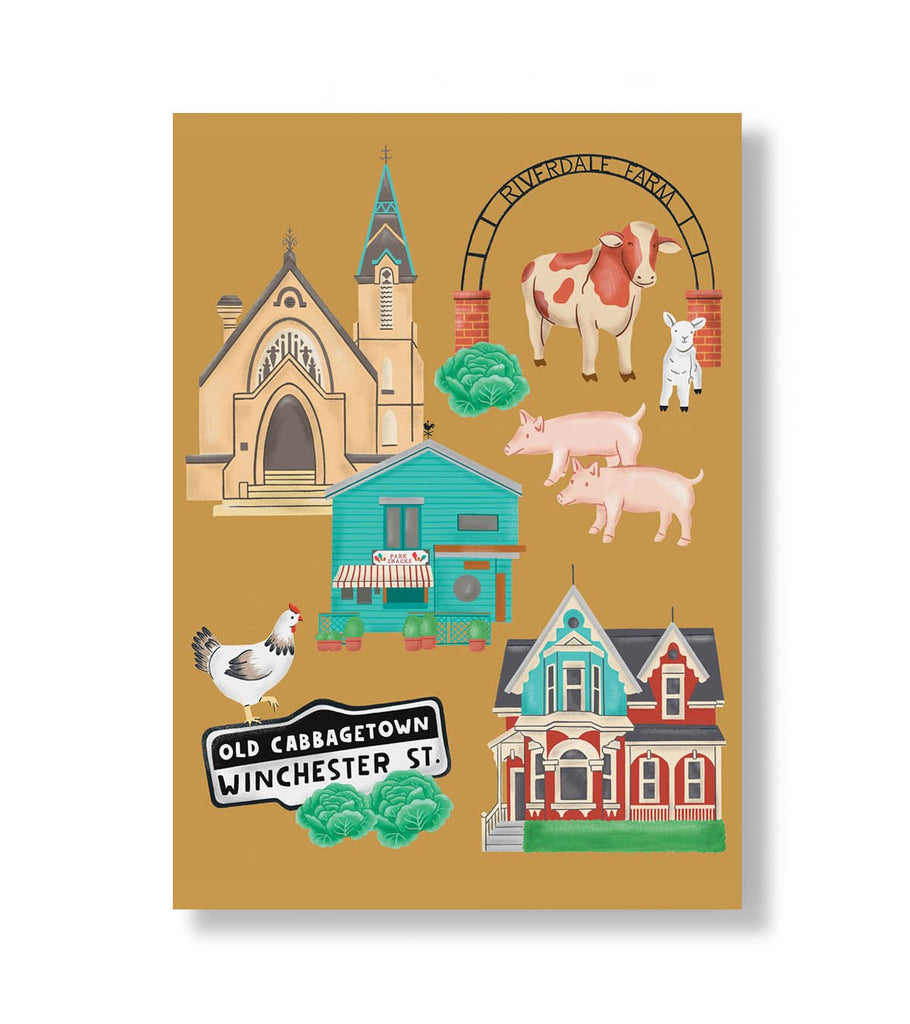 CABBAGETOWN POSTCARD