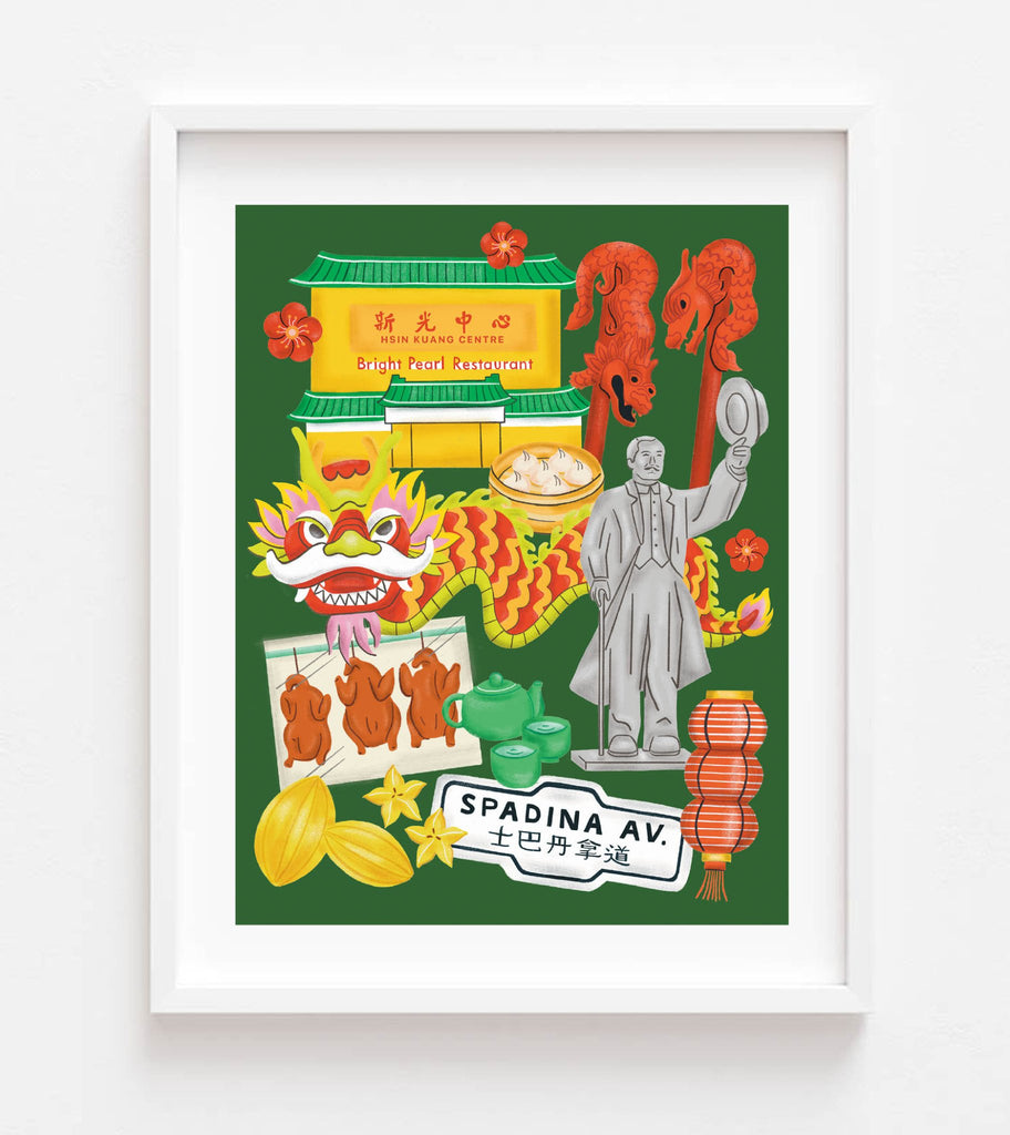 CHINATOWN PRINT 10"x13"