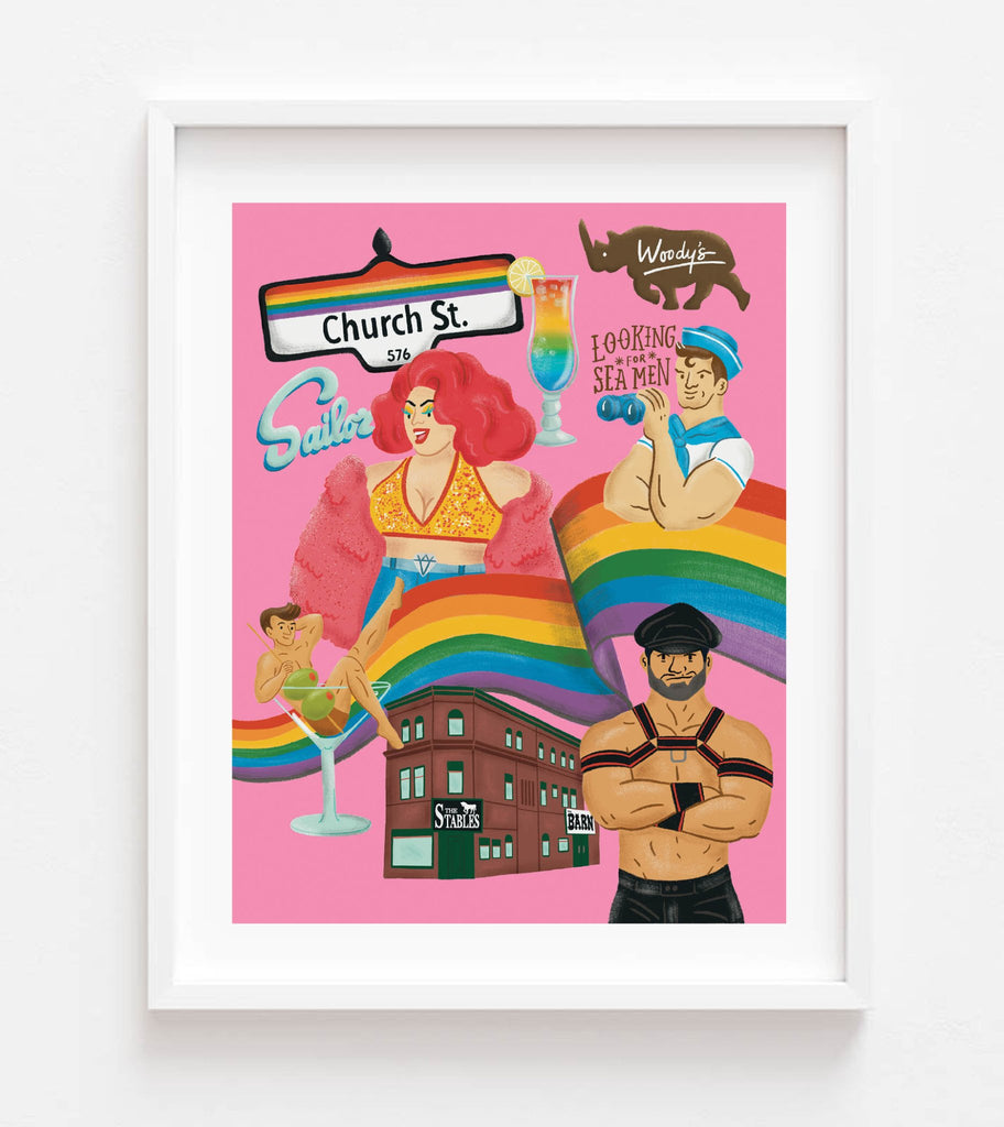 CHURCH ST. PRINT 10"x13"