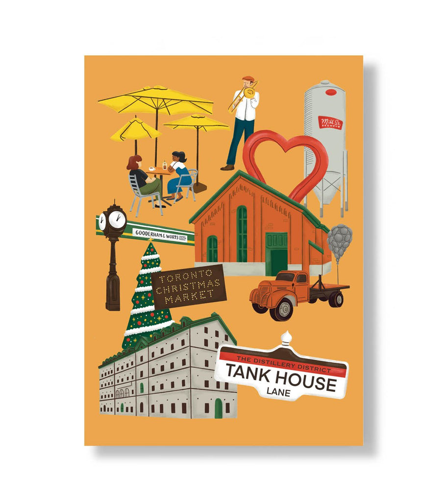 DISTILLERY DISTRICT POSTCARD