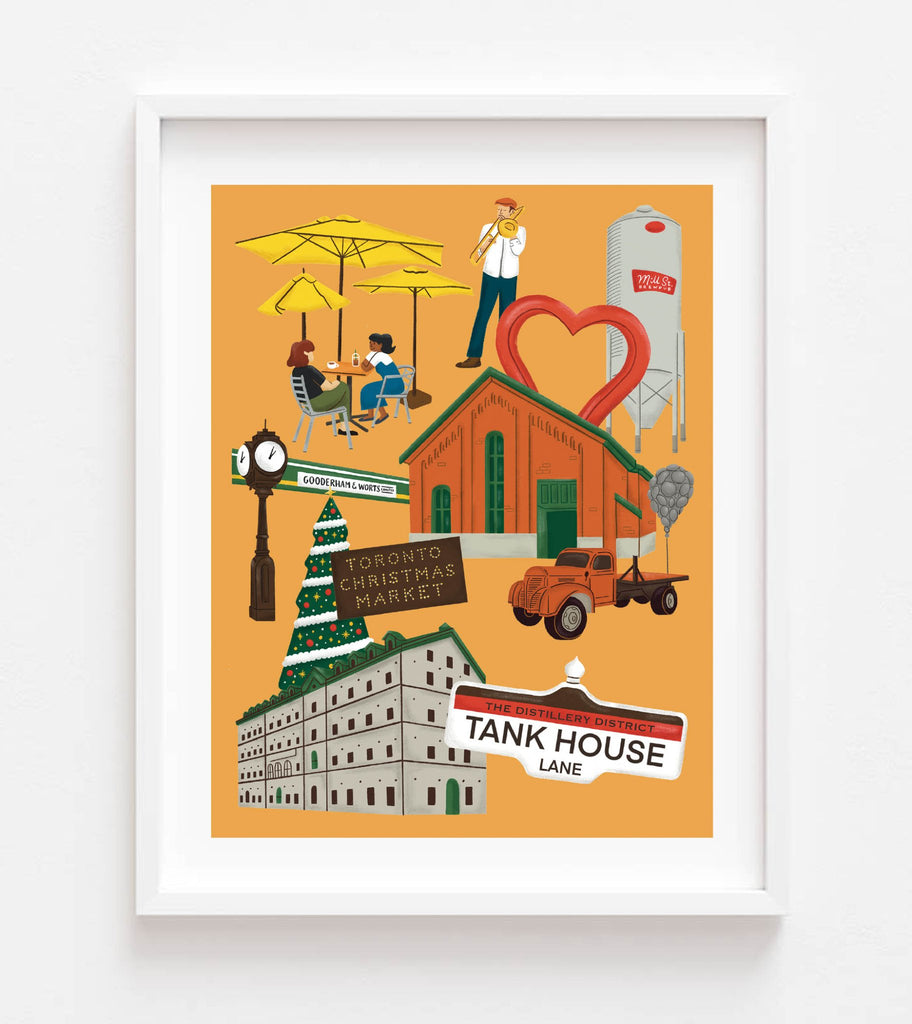 DISTILLERY DISTRICT PRINT 10"x13"