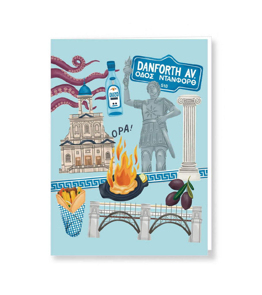 GREEKTOWN GREETING CARD