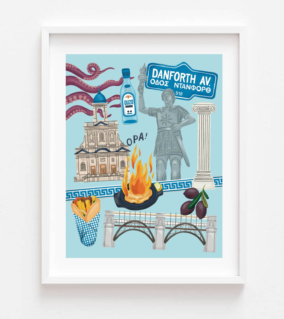 GREEKTOWN PRINT 8x10