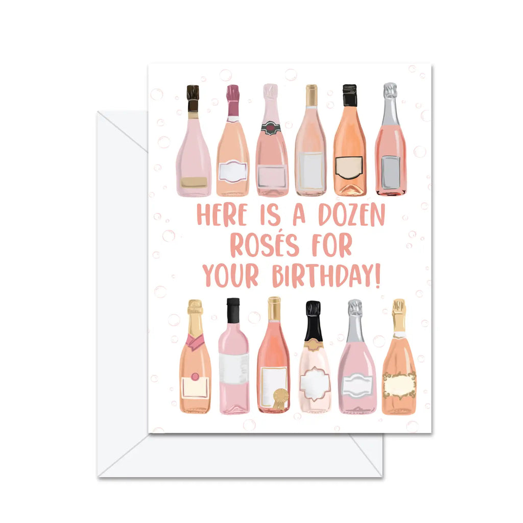 HERE IS A DOZEN ROSES BIRTHDAY CARD