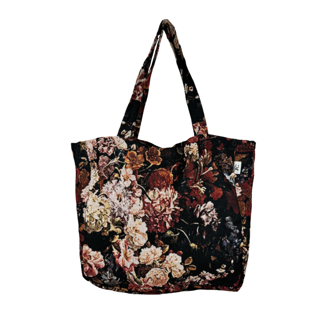 FLORAL TAPESTRY TOTEBAG