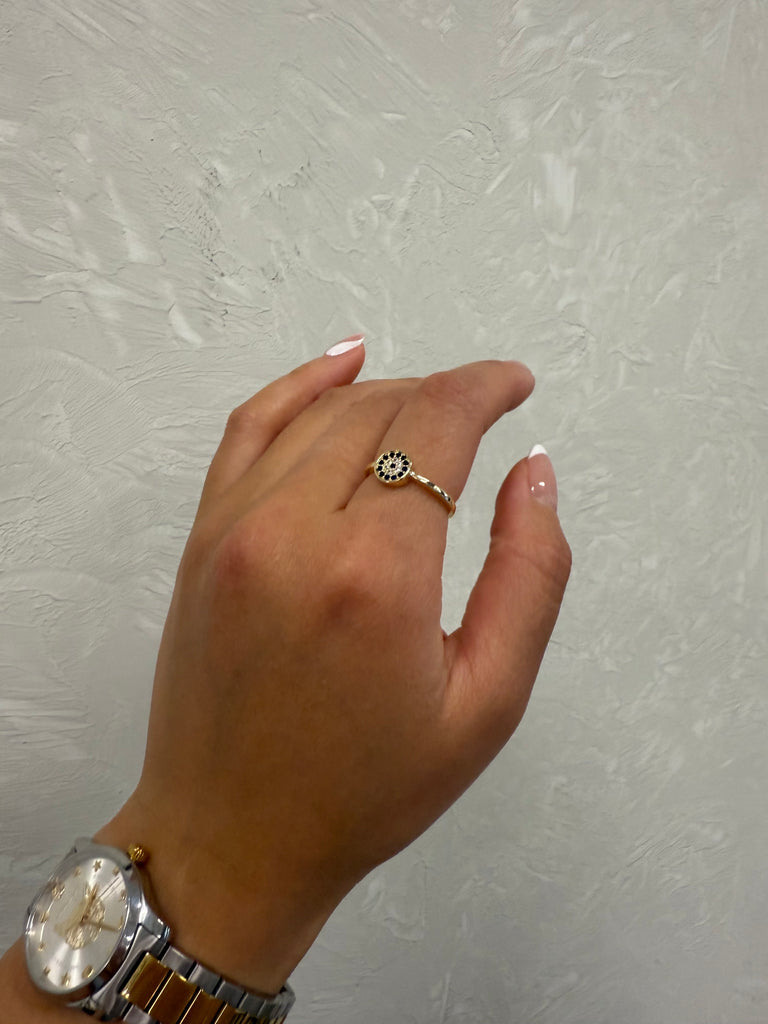 GOLD PLATED ON BRASS RING