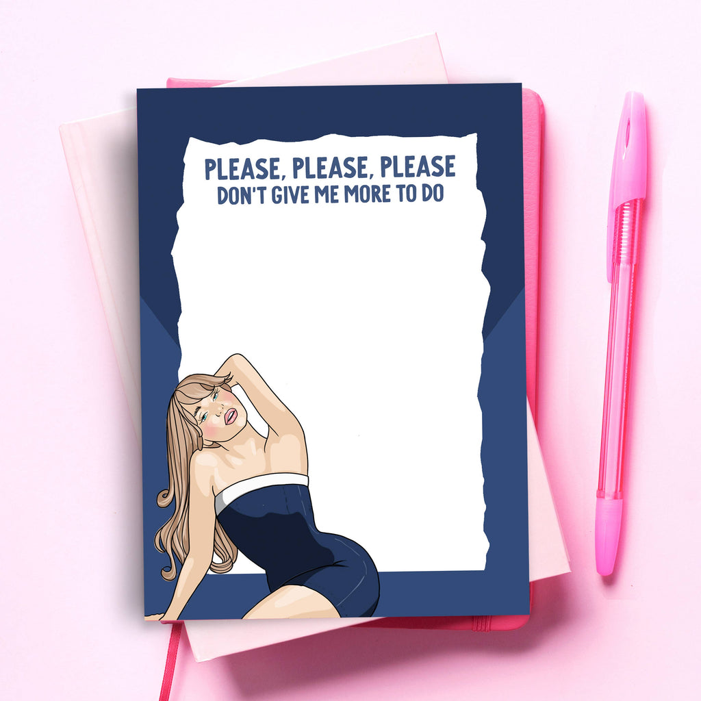 SABRINA CARPENTER PLEASE PLEASE NOTEPAD