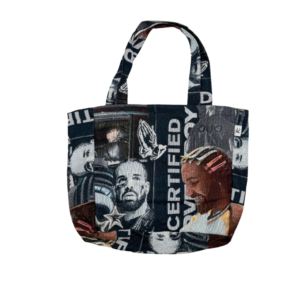 CHAMPAGNE TAPESTRY TOTEBAG