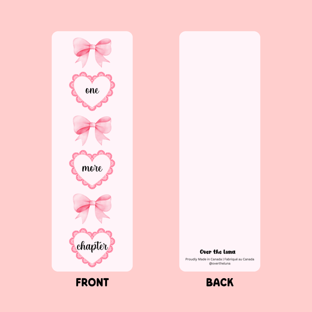 ONE MORE CHAPTER COQUETTE BOOKMARK
