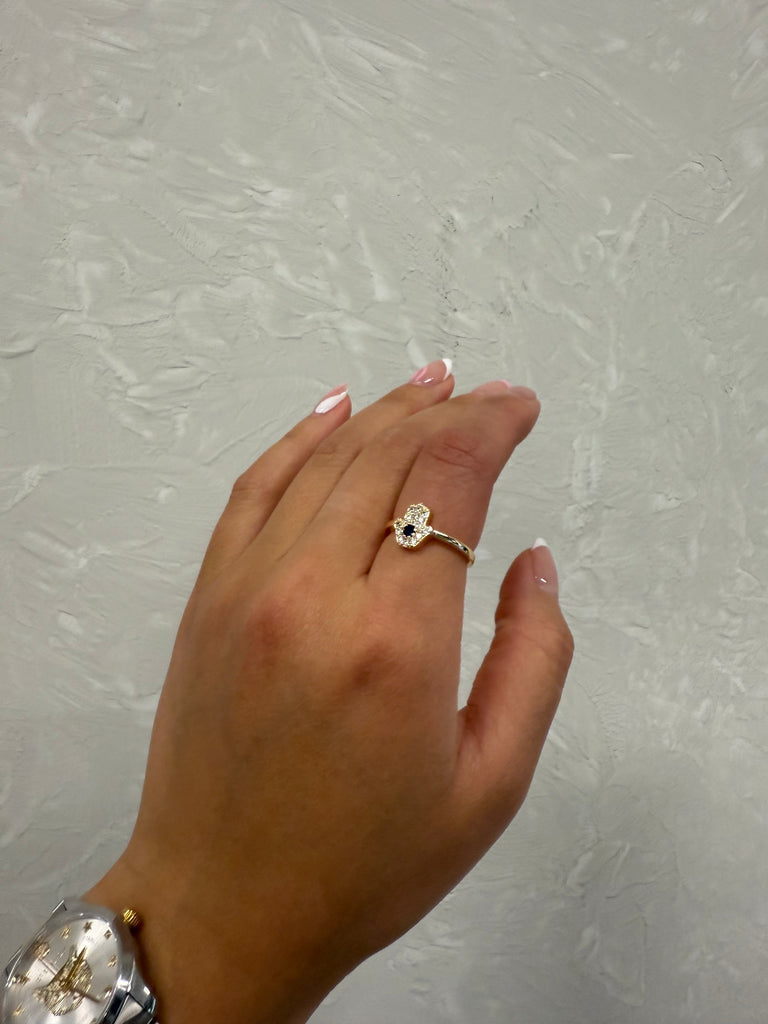 GOLD PLATED ON BRASS RING