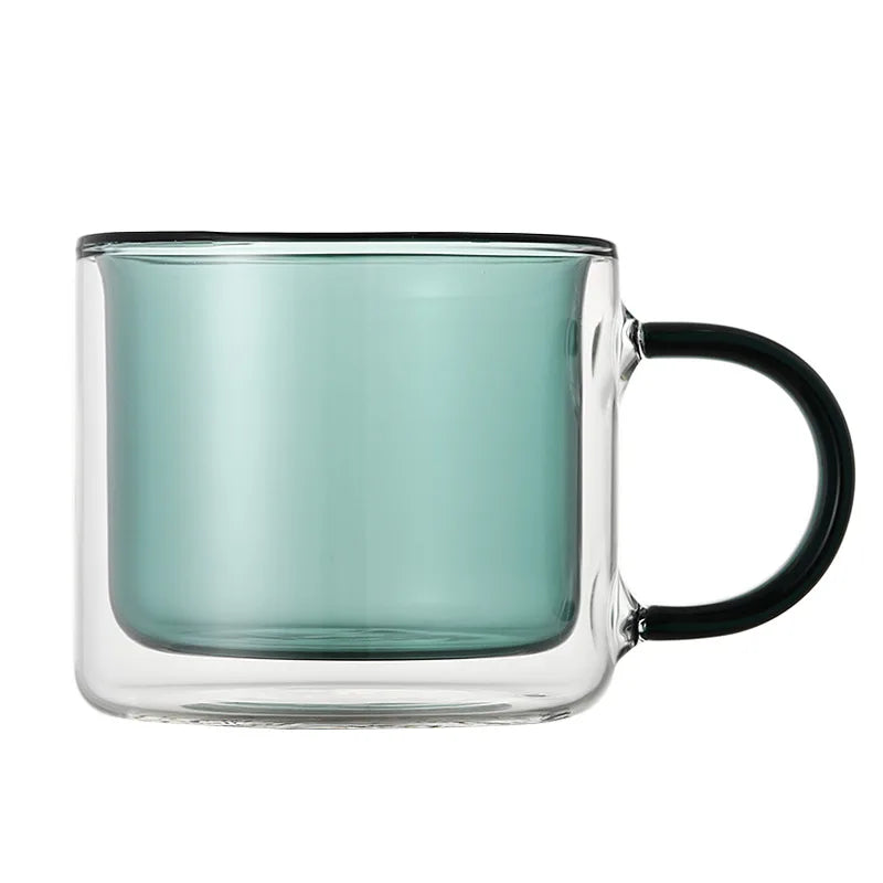 DOUBLE WALL GLASS MUG