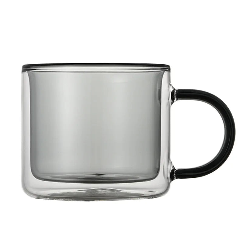 DOUBLE WALL GLASS MUG