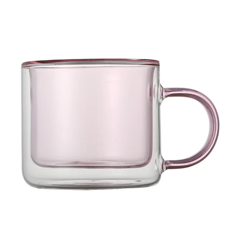 DOUBLE WALL GLASS MUG