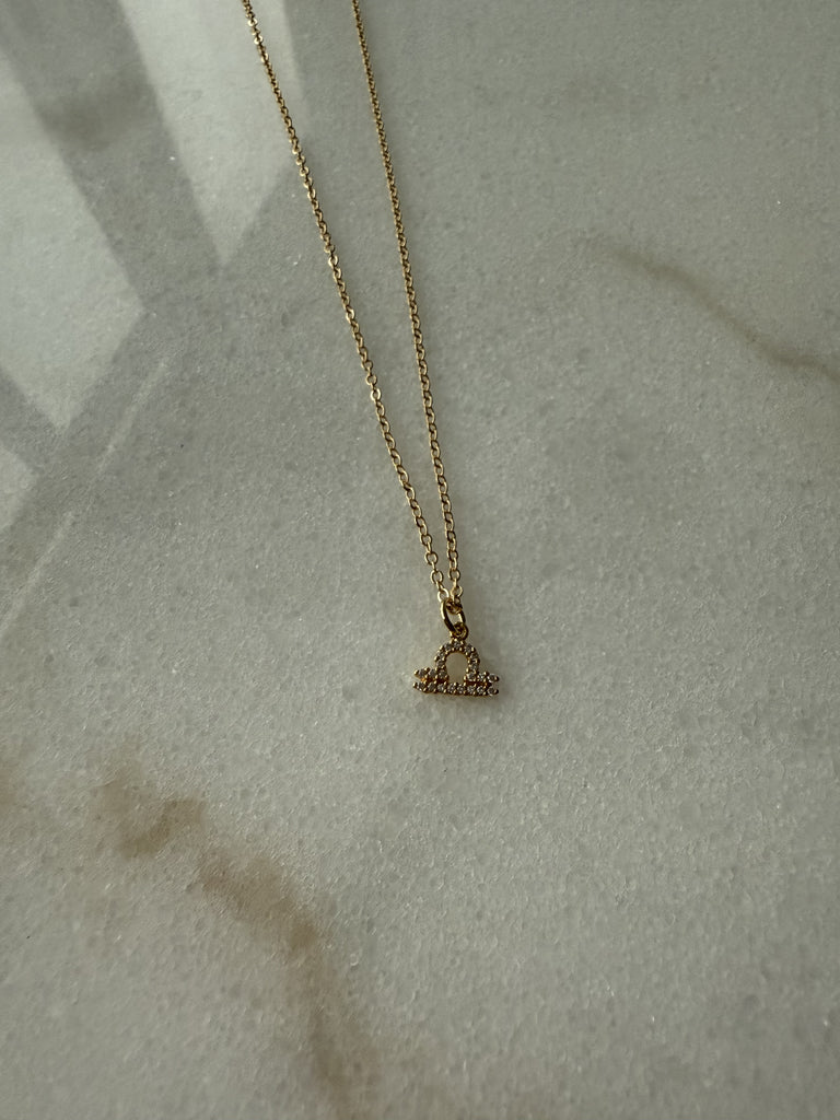 GOLD PLATED ON BRASS HOROSCOPE NECKLACE