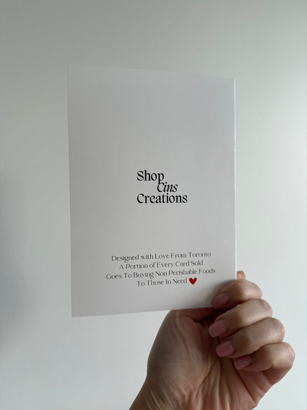 I COULDN'T HAVE DONE IT WIHTOUT MY BESTIE GREETING CARD