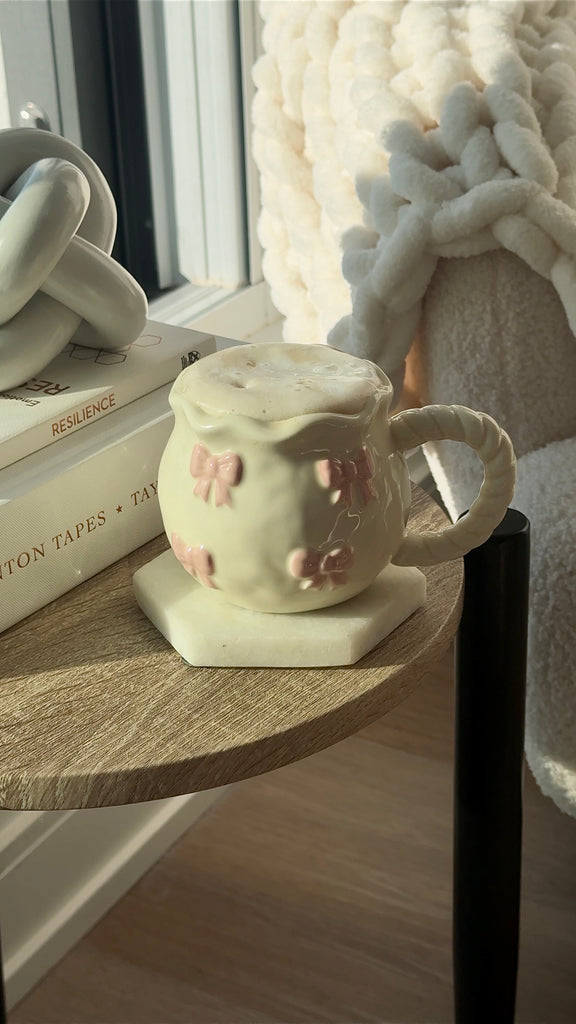 MULTI-PINK BOW MUG