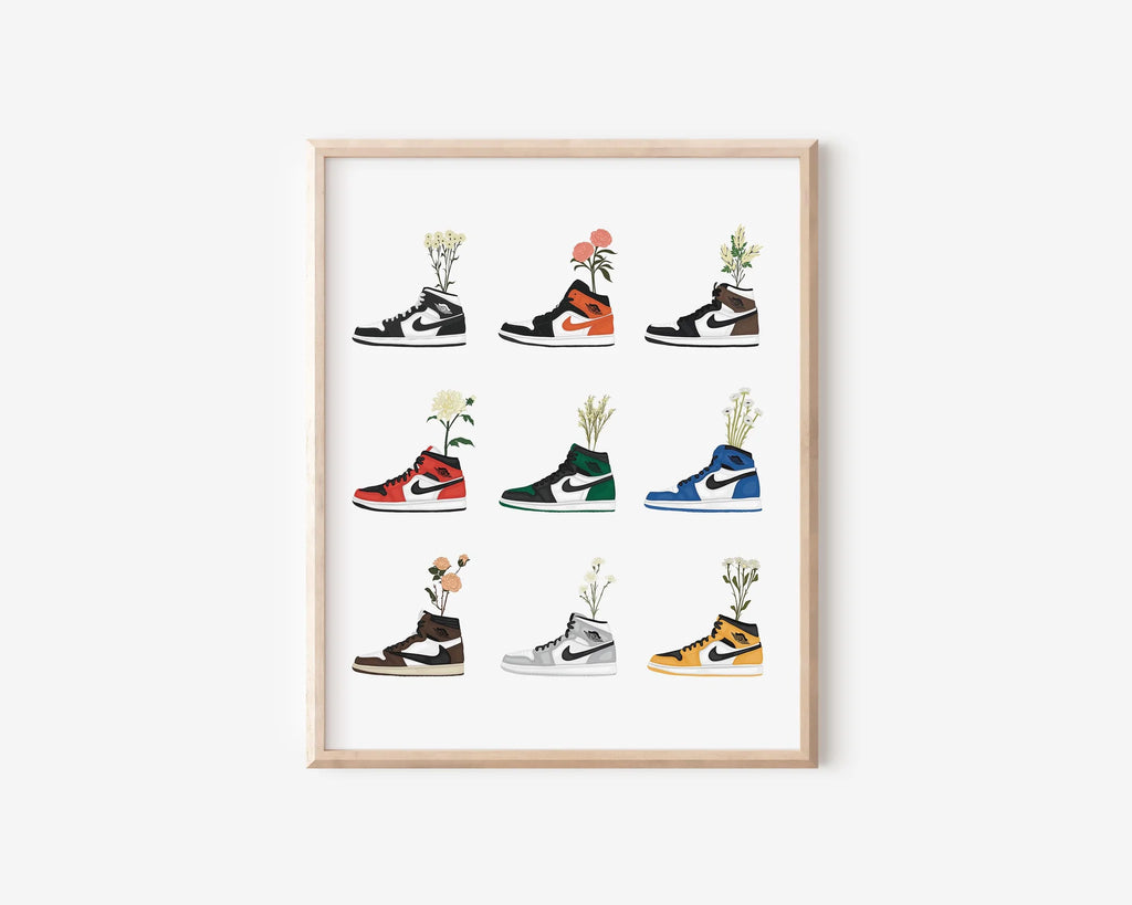 Jordan flower shoes shop