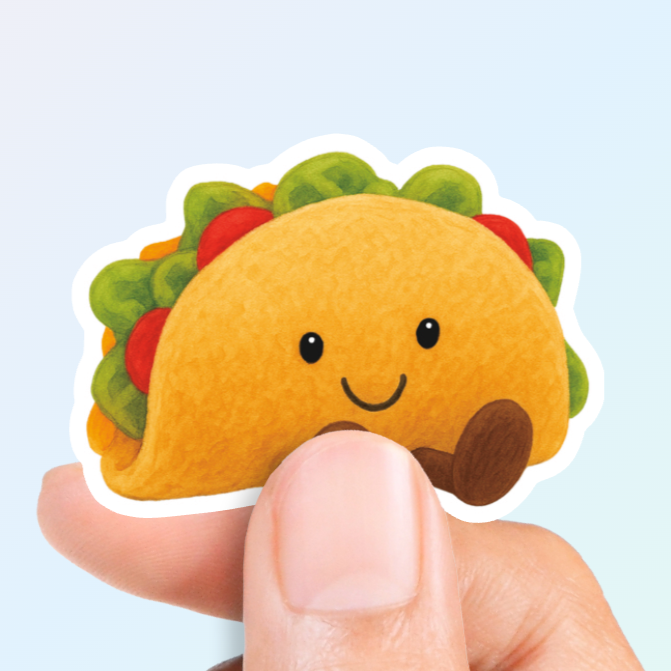 JELLY CAT STICKER