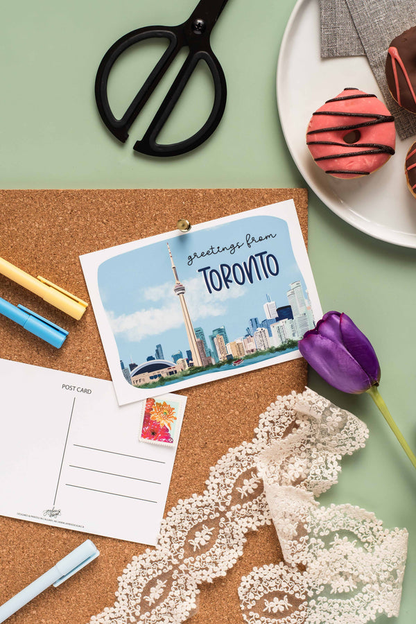 GREETINGS FROM TORONTO POSTCARD
