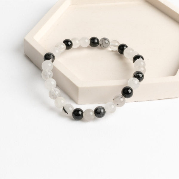 TOURMALATED QUARTZ BRACELET
