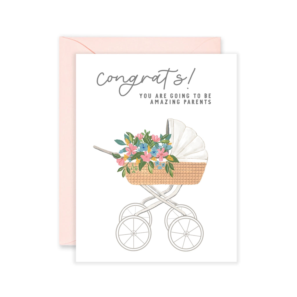 CONGRATS! YOU ARE GOING TO BE AMAZING PARENTS CARD