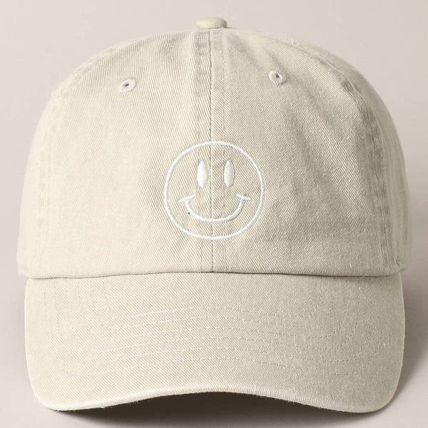 HAPPY FACE BASEBALL CAP
