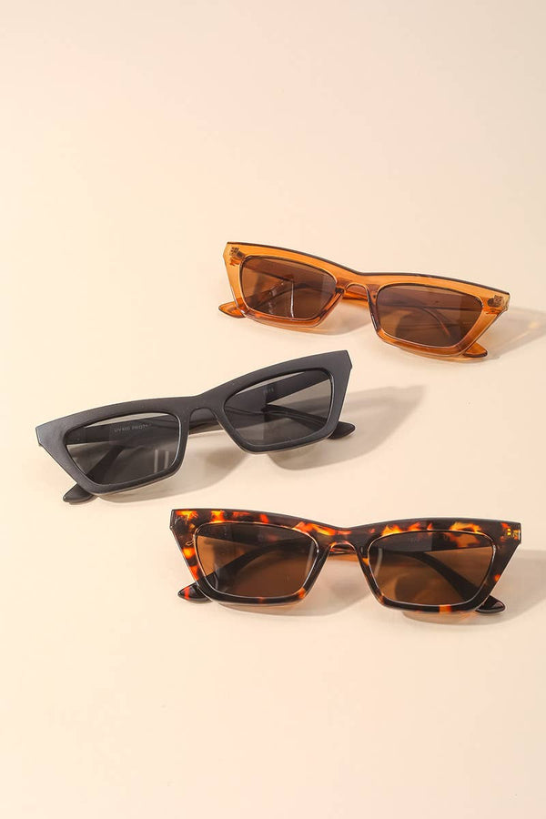 CAT EYE ACETATE SUNGLASSES