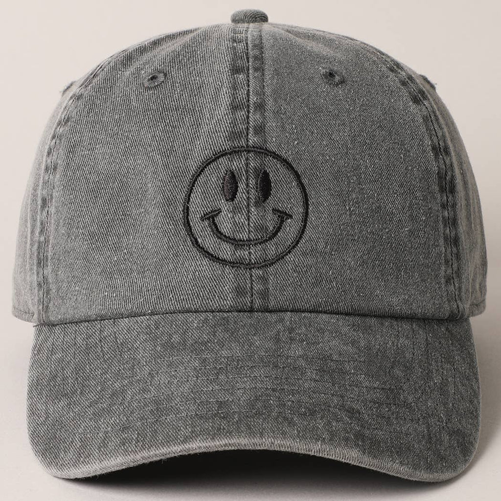 HAPPY FACE BASEBALL CAP